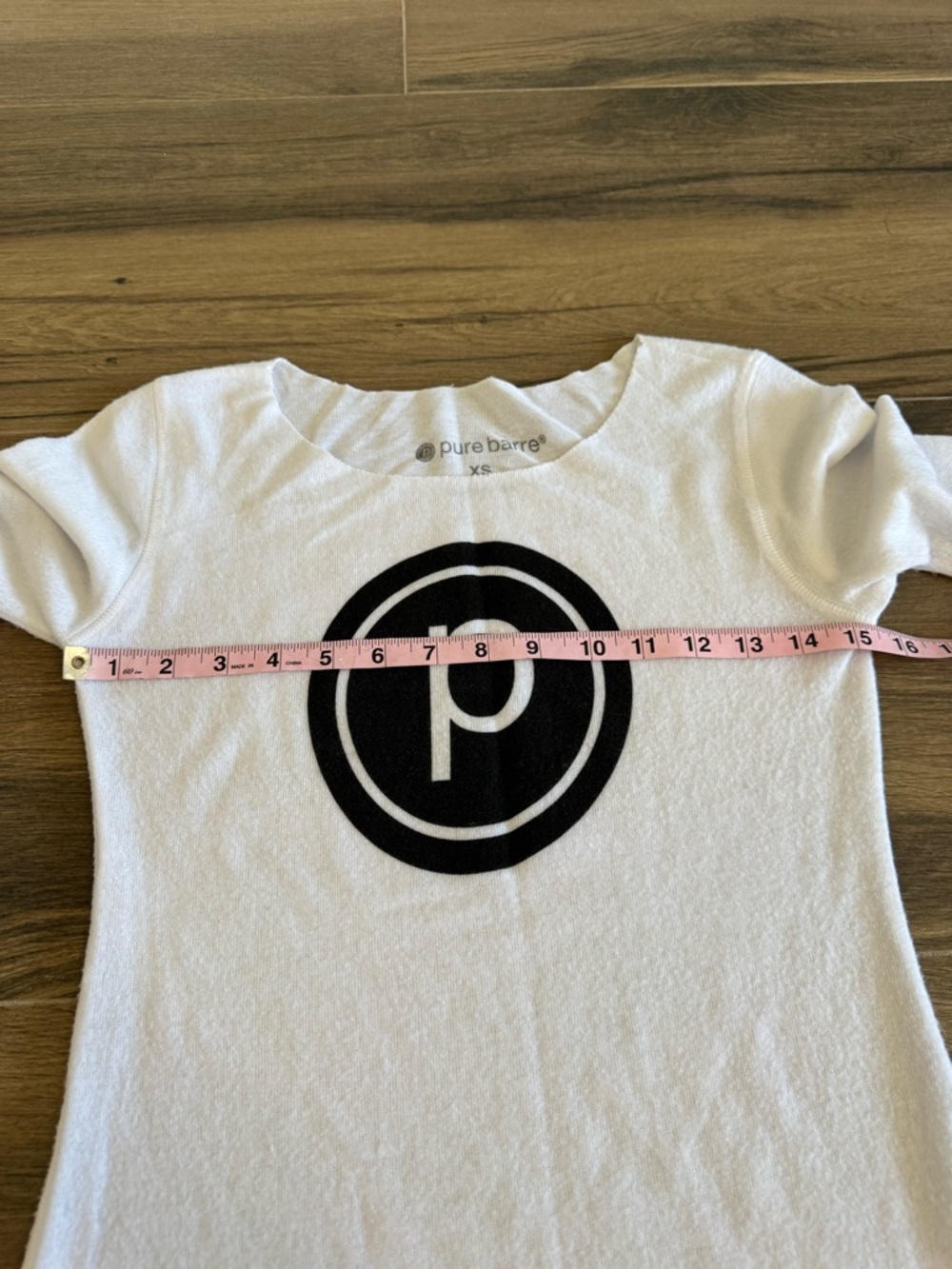 Pure Barre White Fuzzy Long Sleeve Top - Picture 3 of 6